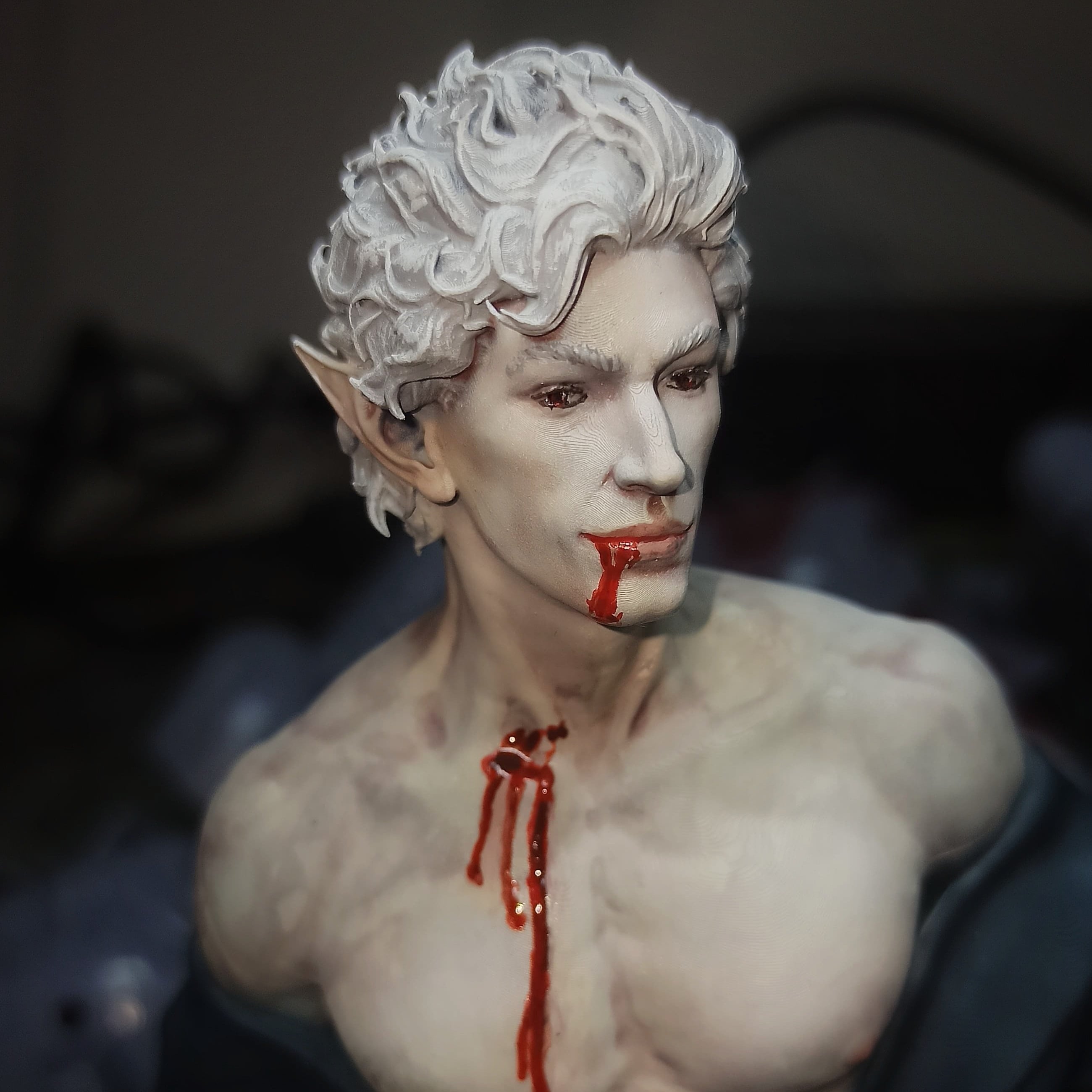Astarion Bust - Baldurs Gate Character
